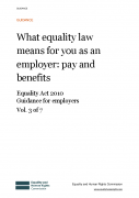 What equality law means for you as an employer: pay and benefits